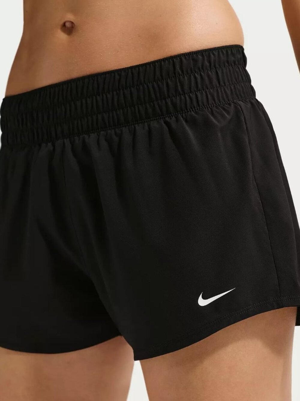 Nike Women's One Dri-FIT Mid-Rise 3" Brief-Lined Shorts Size Small